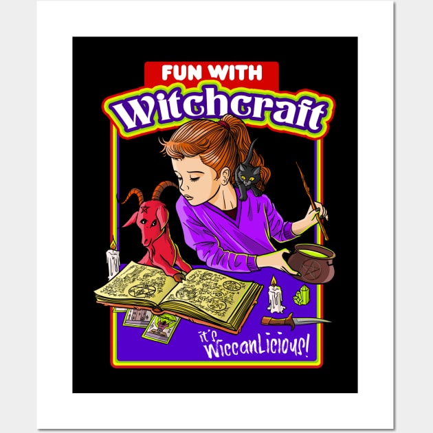 Fun with Witchcraft is Wiccan-licious! Necronomicon Wall Art by Juandamurai